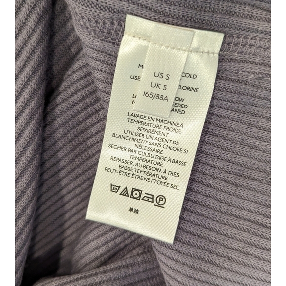 🆕 Free People Juicy Long Sleeve Cowl Neck Shirt in Purple Size Small - Picture 6 of 10